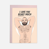 Grußkarte „I Love You Beary Much“ – Liebeskarte – ProudYou
