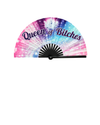 XXL Pride Fächer "Queen of Bitches" – 68 cm Handfächer mit Bambusrippen & lautem Klack-Effekt - love-union.de