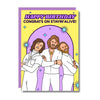 Geburtstagskarte „Congrats On Stayin' Alive“ – Humorvolle Happy Birthday Grußkarte im A6-Format - love-union.de