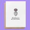 „Diamonds Are a Girl’s Best Friend“ Grußkarte – Freche Karte mit Humor und Attitude - love-union.de