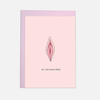 Same Vagina-Grußkarte by Kaart Blanche