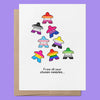 „From All Your Chosen Meeples“ Grußkarte – Gaming Karte für Freunde & Community - love-union.de