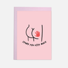 Spank You Very Much Grußkarte by Kaart Blanche