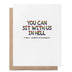 Grußkarte „You Can Sit With Us In Hell“ – Coming-out-Karte – ProudYou