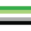 Pride Flagge – Aromantic