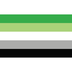 Pride Flagge – Aromantic