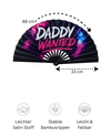 XXL Pride Fächer "Daddy Wanted" – 68 cm Handfächer mit Bambusrippen & lautem Klack-Effekt - love-union.de