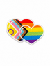 Doppelherz Patch – Progress Pride Statement zum Aufbügeln - love-union.de