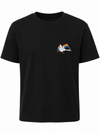 Handmade Shirt | "Silly Goose Pride Flag" Oversize Bio-Baumwoll T-Shirt mit Stickmotiv - love-union.de