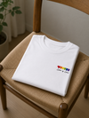 Handmade Shirts | "Love is Love" Oversize Bio-Baumwoll T-Shirt mit Stickmotiv - love-union.de