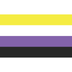 Pride Flagge – Non-Binary