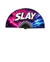 XXL Pride Fächer "Slay" – 68 cm Handfächer mit Bambusrippen & lautem Klack-Effekt - love-union.de