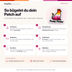 Pussy Power Katzen Patch – Lesbian Pride Aufnäher zum Aufbügeln