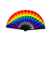 XXL Pride Fächer "Rainbow" – 68 cm Handfächer mit Bambusrippen & lautem Klack-Effekt - love-union.de